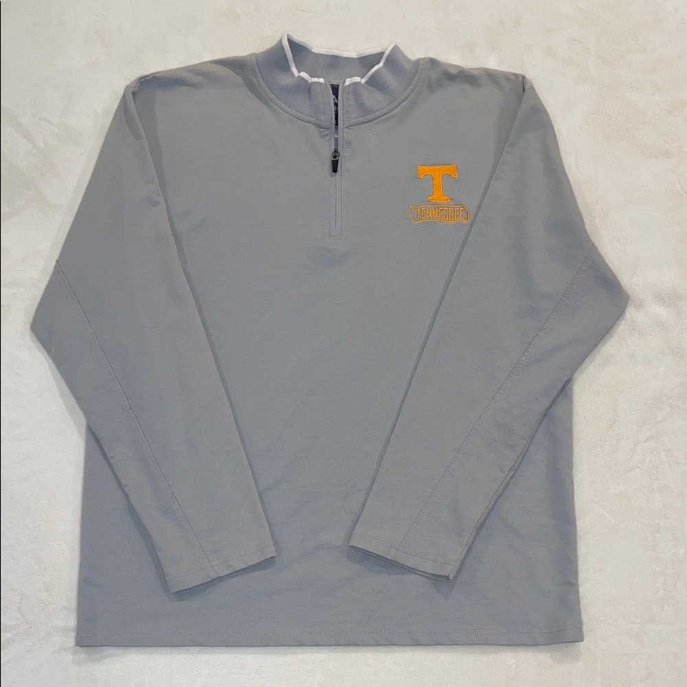KA Knights Apparel Tennessee Volunteers Quarter-Zip Gray Pullover